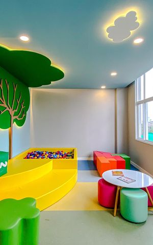 Studio à venda com 27m², 1 quarto e 1 vagaBrinquedoteca