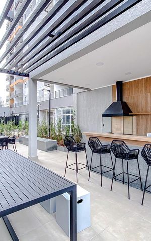 Studio à venda com 27m², 1 quarto e 1 vagaÁrea comum - Churrasqueira