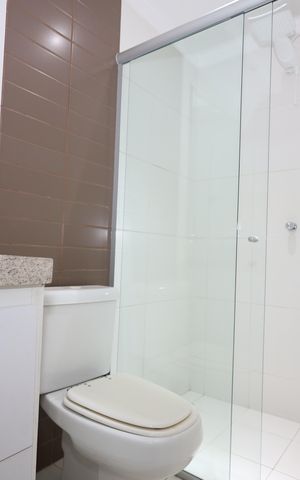 Apartamento para alugar com 160m², 4 quartos e 3 vagasBanheiro do Quarto 1