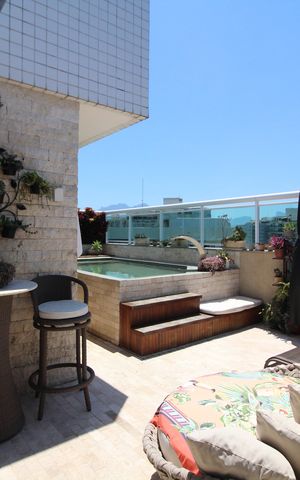 Apartamento à venda com 173m², 3 quartos e 2 vagasCobertura