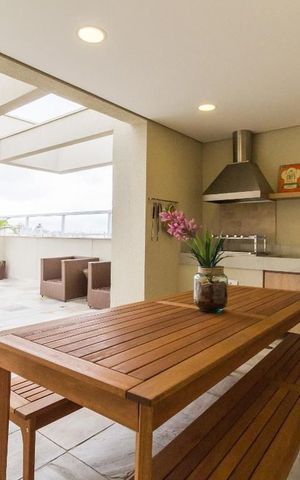 Studio à venda com 27m², 1 quarto e sem vaga Studio à venda com 27m², 1 quarto e sem vagaChurrasqueira