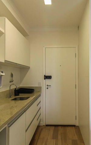 Studio à venda com 27m², 1 quarto e sem vaga Studio à venda com 27m², 1 quarto e sem vagaCozinha da Kitnet