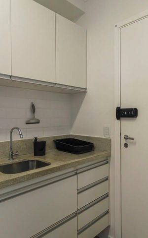 Studio à venda com 27m², 1 quarto e sem vaga Studio à venda com 27m², 1 quarto e sem vagaCozinha da Kitnet