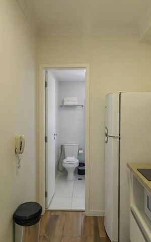 Studio à venda com 27m², 1 quarto e sem vaga Studio à venda com 27m², 1 quarto e sem vagaCozinha da Kitnet
