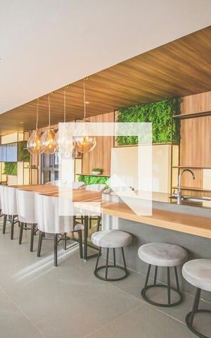 Studio para alugar com 28m², 1 quarto e sem vaga Studio para alugar com 28m², 1 quarto e sem vagaÁrea comum - Salão de festas