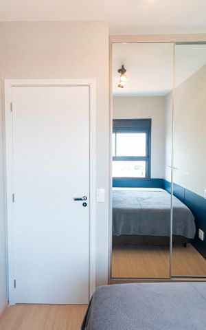 Studio para alugar com 28m², 1 quarto e sem vaga Studio para alugar com 28m², 1 quarto e sem vagaQuarto