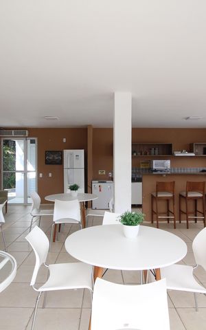 Apartamento para alugar com 45m², 2 quartos e 1 vagaÁrea Comum - Salão de Festas