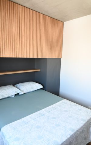 Casa de condomínio à venda com 40m², 1 quarto e 1 vagaQuarto