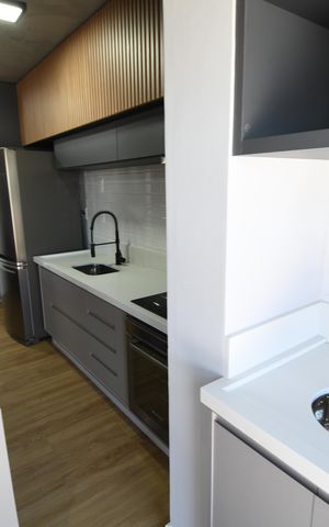 Casa de condomínio à venda com 40m², 1 quarto e 1 vagaCozinha