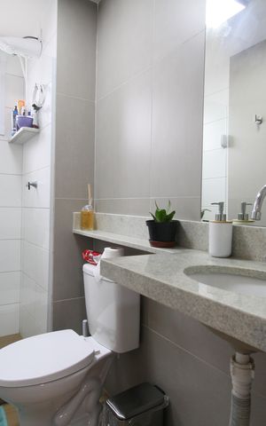 Apartamento à venda com 36m², 2 quartos e 1 vagaBanheiro 