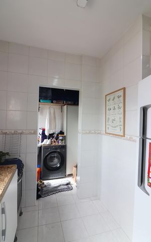 Apartamento à venda com 64m², 3 quartos e 1 vagaCozinha e Área de Serviço