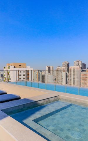 Studio à venda com 21m², 1 quarto e sem vagaÁrea comum - Piscina