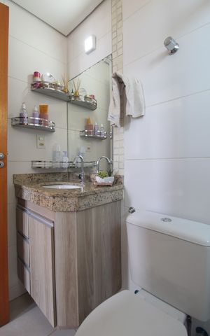 Apartamento à venda com 120m², 3 quartos e 1 vagaBanheiro da Suite