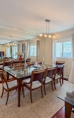 Apartamento à venda com 133m², 3 quartos e 2 vagas Apartamento à venda com 133m², 3 quartos e 2 vagasSala de Jantar