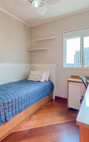 Apartamento à venda com 133m², 3 quartos e 2 vagas Apartamento à venda com 133m², 3 quartos e 2 vagasQuarto 2