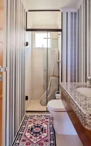 Apartamento à venda com 133m², 3 quartos e 2 vagas Apartamento à venda com 133m², 3 quartos e 2 vagasBanheiro Social
