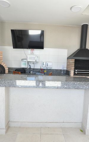 Apartamento à venda com 43m², 2 quartos e 1 vagaÁrea comum - Churrasqueira