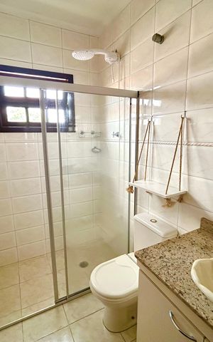 Casa para alugar com 110m², 2 quartos e 2 vagas Casa para alugar com 110m², 2 quartos e 2 vagasBanheiro da Suíte 2