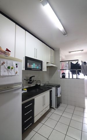Apartamento à venda com 70m², 2 quartos e 1 vagaCozinha e Área de Serviço
