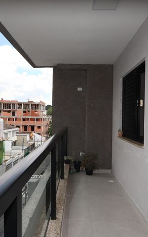 Apartamento à venda com 48m², 1 quarto e sem vagaVaranda