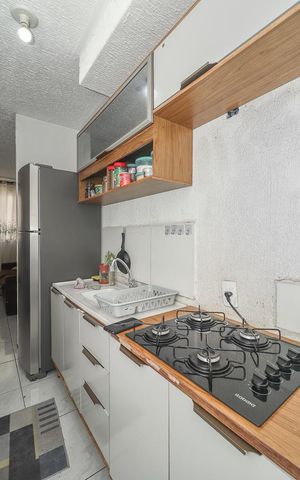 Apartamento à venda com 42m², 2 quartos e 1 vagaCozinha e Área de Serviço