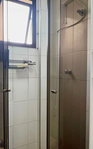 Apartamento para alugar com 50m², 1 quarto e 1 vaga Apartamento para alugar com 50m², 1 quarto e 1 vagaBanheiro da Suíte
