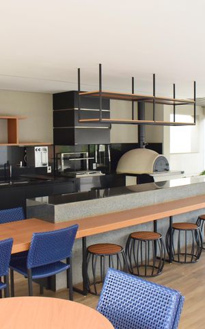 Apartamento para alugar com 83m², 3 quartos e 2 vagasÁrea comum - Churrasqueira