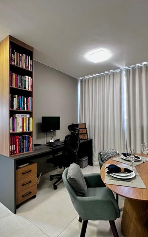 Apartamento à venda com 48m², 1 quarto e 1 vaga Apartamento à venda com 48m², 1 quarto e 1 vagaSala
