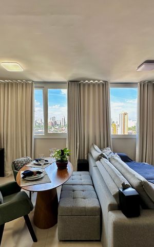 Apartamento à venda com 48m², 1 quarto e 1 vaga Apartamento à venda com 48m², 1 quarto e 1 vagaSala