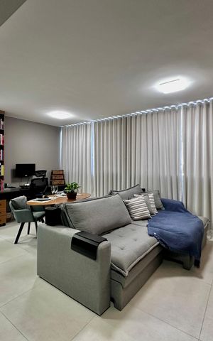 Apartamento à venda com 48m², 1 quarto e 1 vaga Apartamento à venda com 48m², 1 quarto e 1 vagaSala