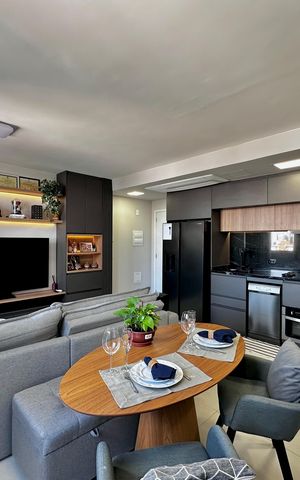 Apartamento à venda com 48m², 1 quarto e 1 vaga Apartamento à venda com 48m², 1 quarto e 1 vagaSala