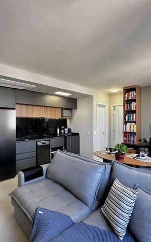 Apartamento à venda com 48m², 1 quarto e 1 vaga Apartamento à venda com 48m², 1 quarto e 1 vagaSala