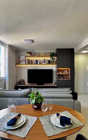 Apartamento à venda com 48m², 1 quarto e 1 vaga Apartamento à venda com 48m², 1 quarto e 1 vagaSala