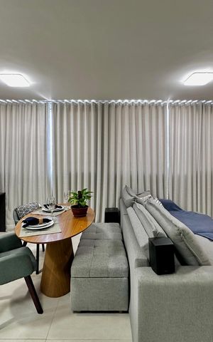 Apartamento à venda com 48m², 1 quarto e 1 vaga Apartamento à venda com 48m², 1 quarto e 1 vagaSala