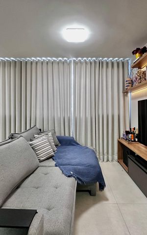 Apartamento à venda com 48m², 1 quarto e 1 vaga Apartamento à venda com 48m², 1 quarto e 1 vagaSala