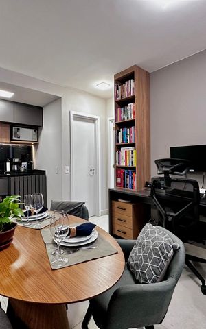 Apartamento à venda com 48m², 1 quarto e 1 vaga Apartamento à venda com 48m², 1 quarto e 1 vagaSala