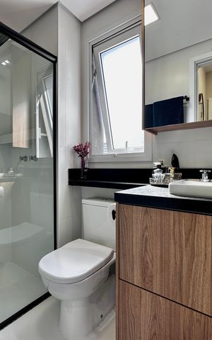 Apartamento à venda com 48m², 1 quarto e 1 vaga Apartamento à venda com 48m², 1 quarto e 1 vagaBanheiro Suíte