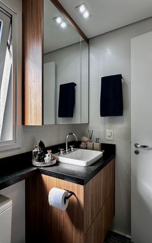 Apartamento à venda com 48m², 1 quarto e 1 vaga Apartamento à venda com 48m², 1 quarto e 1 vagaBanheiro Suíte