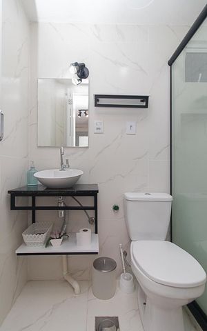 Apartamento à venda com 28m², 1 quarto e sem vagaBanheiro