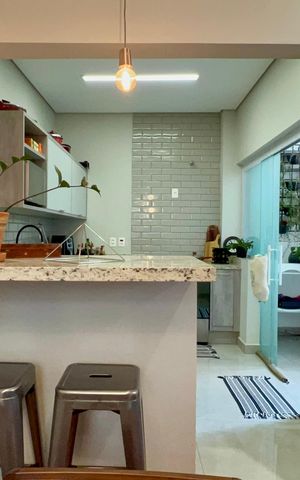 Apartamento à venda com 83m², 2 quartos e 1 vagaCozinha