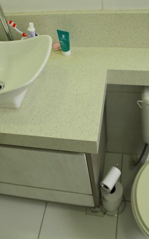 Apartamento à venda com 59m², 2 quartos e 1 vagaBanheiro 