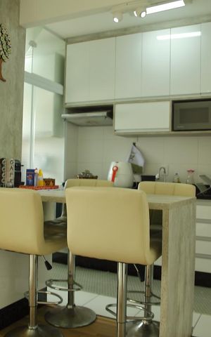 Apartamento à venda com 59m², 2 quartos e 1 vagaCozinha 