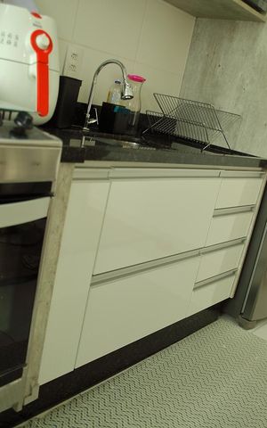 Apartamento à venda com 59m², 2 quartos e 1 vagaCozinha 