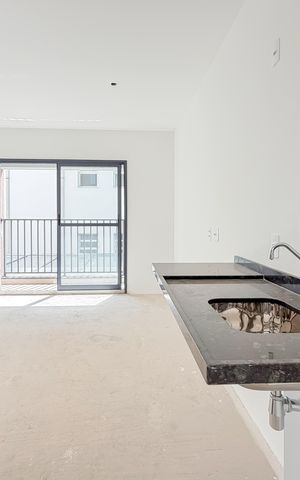 Studio à venda com 23m², 1 quarto e sem vaga Studio à venda com 23m², 1 quarto e sem vagaCozinha