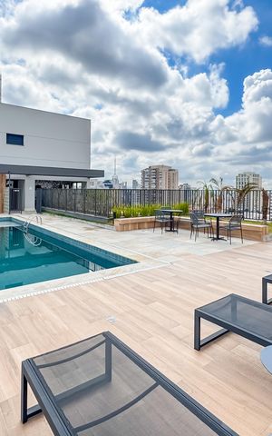 Studio à venda com 23m², 1 quarto e sem vaga Studio à venda com 23m², 1 quarto e sem vagaPiscina