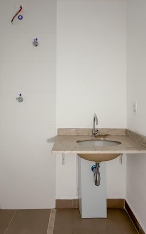 Studio à venda com 23m², 1 quarto e sem vaga Studio à venda com 23m², 1 quarto e sem vagaBanheiro