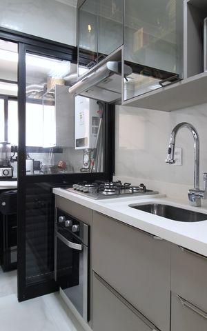 Apartamento para alugar com 40m², 1 quarto e 1 vagaCozinha e Área de Serviço
