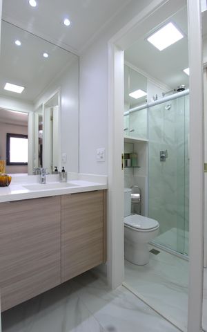 Apartamento para alugar com 40m², 1 quarto e 1 vagaBanheiro da Suíte