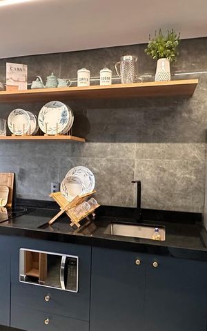 Apartamento à venda com 46m², 1 quarto e 1 vaga