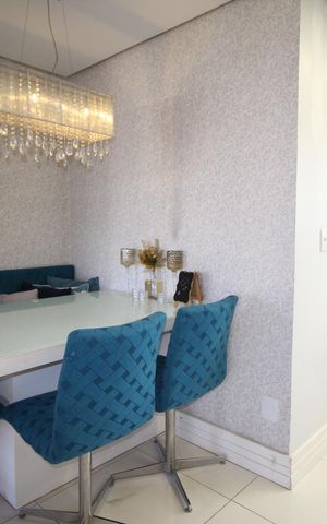 Apartamento à venda com 82m², 2 quartos e 2 vagasSala/Cozinha
